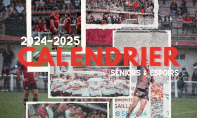 calendrier uag seniors federale 1 saison 2024-2025