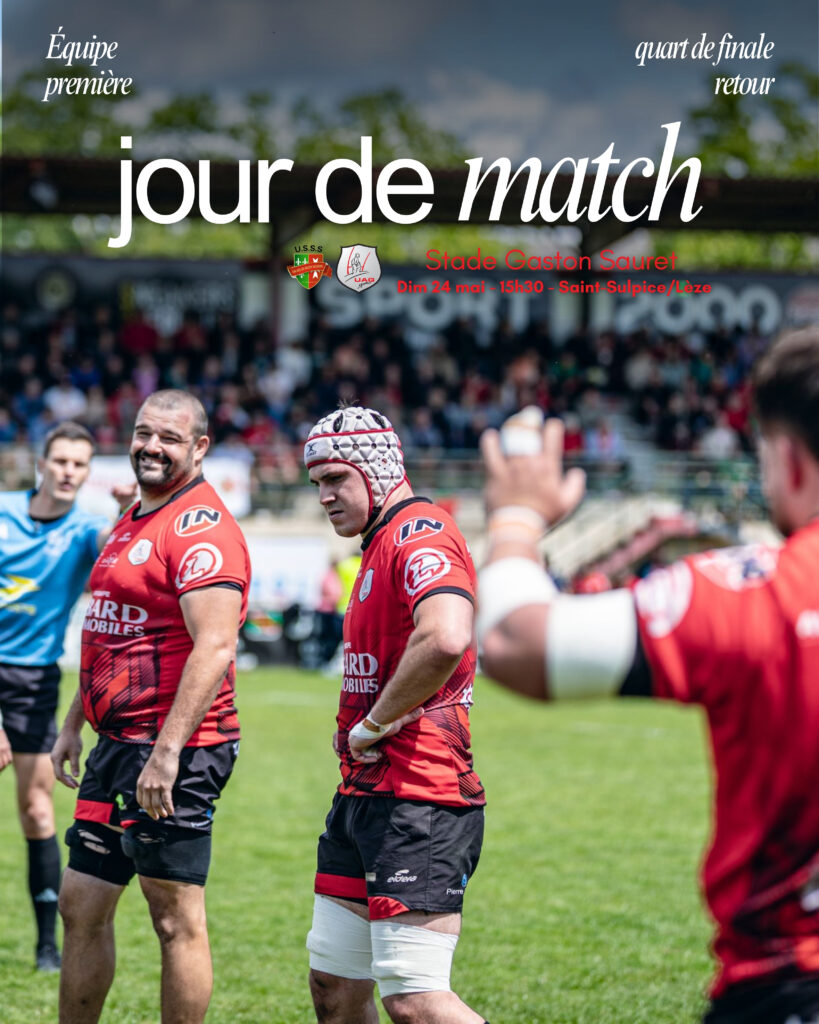 quart de finale retour ce dimanche 24 mai entre l'UAG et l'USSS